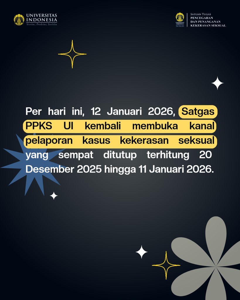 Satgas PPKS UI tweet media