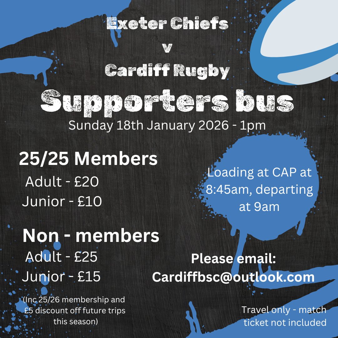 Cardiff Blue & Blacks Supporters Club tweet media