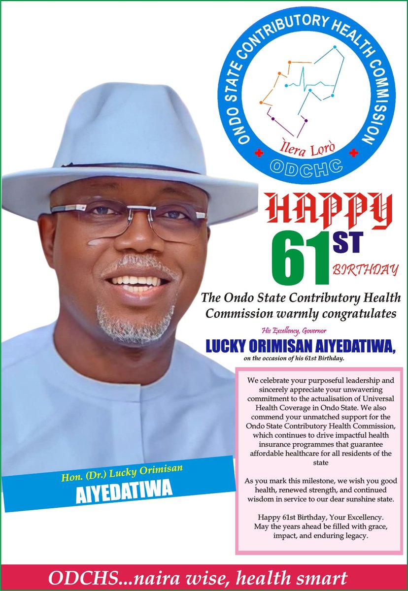 Ondo State Contributory Health Commission tweet media