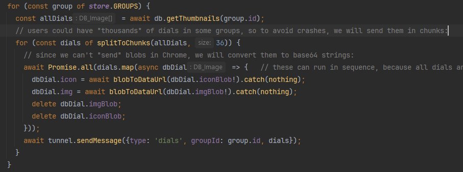 FastAddons's tweet photo. @stephanefr Fixed in upcoming version 29.0.
It looks like my original code from 2019 didn't transfer thumbnails into "incognito instance" in chunks, but whole group at once, which could crash the browser if you have a lot of thumbnails or if they are large.
Thank you for reporting bugs :) https://t.co/hauNgYoKCW