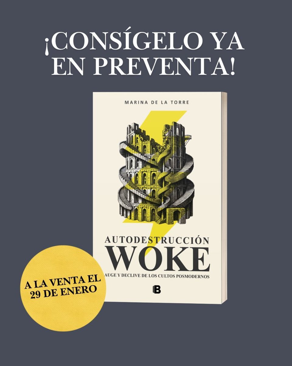 ⚡️Ahora sí: ya está abierta la preventa de Autodestrucción woke!!!

Se trata de una crítica cultural frontal al paradigma woke, entendido como una maquinaria ideológica que, bajo el lenguaje de la emancipación, erosiona los fundamentos antropológicos y políticos de la sociedad