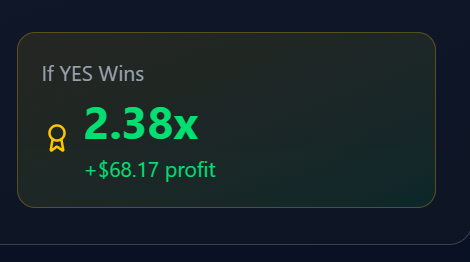 Pumpolyfun's tweet photo. If YES wins:
~$118 total back
~$94 buyback &amp; burn
~$6 to the creator
And this is just the first $50. https://t.co/8sccSaTbnd