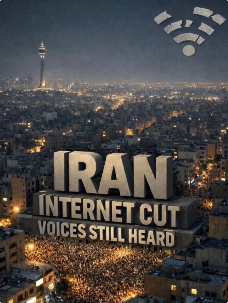 sarahabv155702's tweet image. 🚨 IRAN
Le régime brutal des ayatollahs a coupé Internet au peuple iranien depuis 90 heures.

Un blackout pour étouffer la répression, cacher les morts et isoler un peuple qui réclame la liberté.

Faites tourner. Le silence tue.

#DigitalBlackoutIran #Iran
