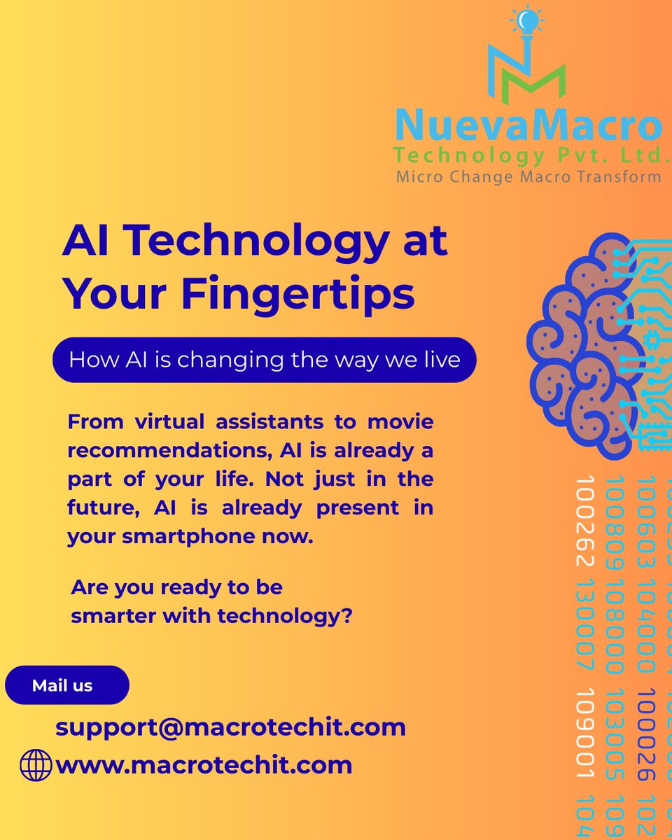 NmTech22's tweet photo. “Transforming businesses with AI-powered IT solutions.
From automation to intelligence — we build the future.” https://t.co/fIDRnvojj9