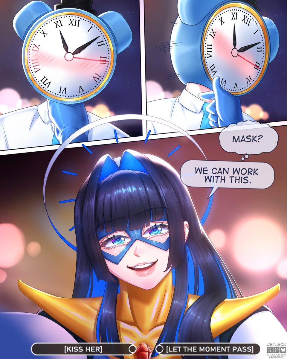 jetleckyboi's tweet image. Kronii just gave your face(mask) an up-down  and said this wyd?
Hope she plays Dispatch again🤓
#kronillust