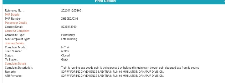 jhasumitku's tweet photo. Is this the real way of addressing complaints? @indianrail @drmdnr @AshwiniVaishnaw you are settling complain like an enquiry! https://t.co/6i0FgfhCMM