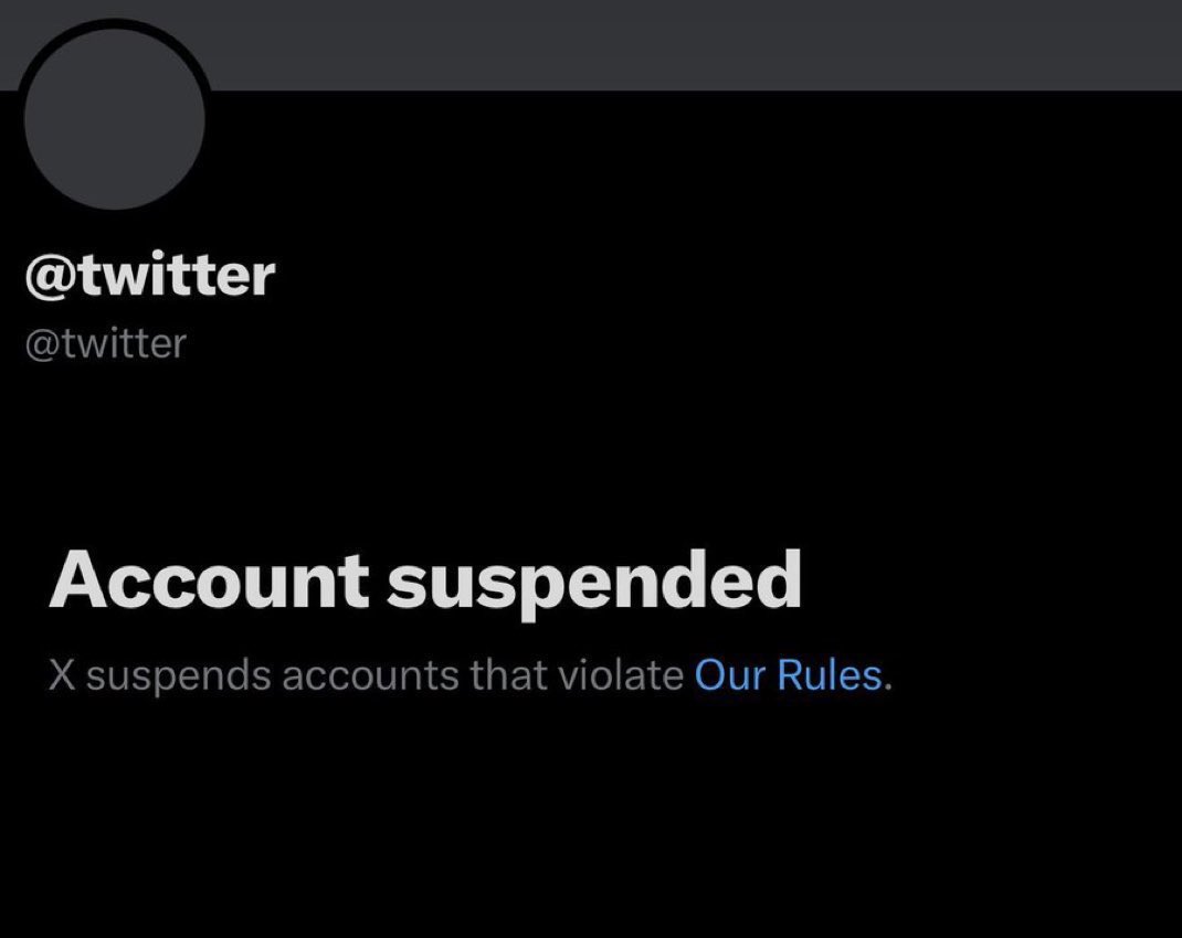 Nikita is so fed up with crypto bros calling it “Crypto Twitter” that he  ended up suspending @twitter for good so we would stop calling it CT RIP  twitter 🪦 Long live