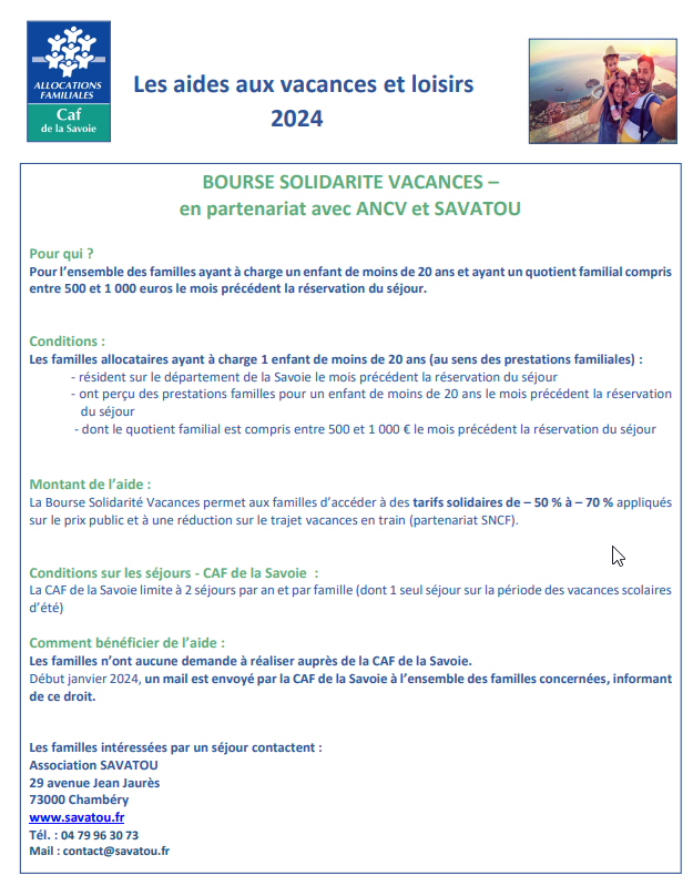 Caisse d'allocations familiales de la Savoie tweet media