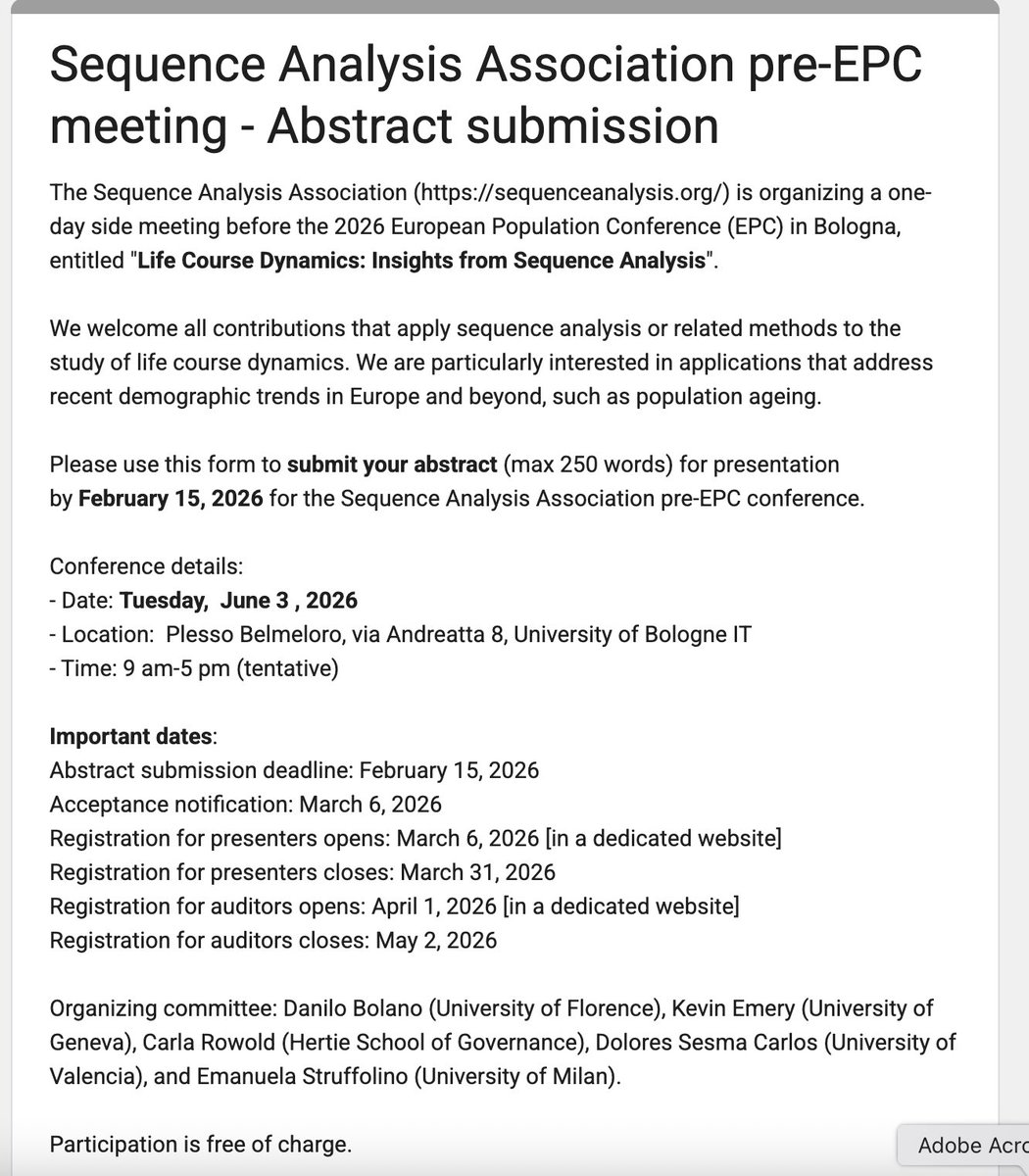 Sequence Analysis Association tweet media