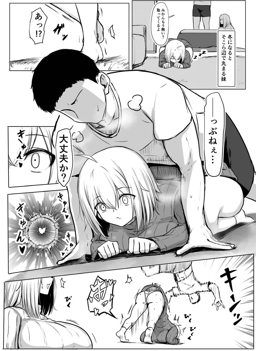 デッカイ妹はいつも怒ってる 冬のおまけ(1/3) 