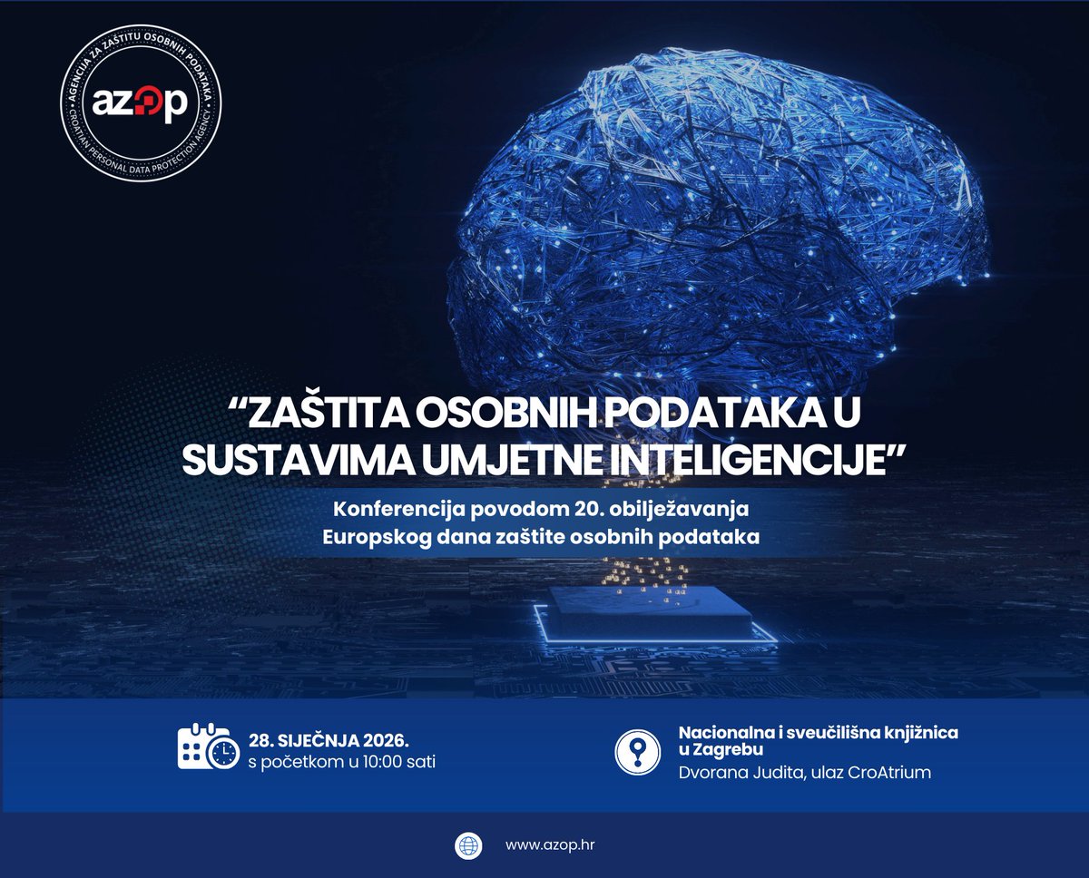 Agencija za zaštitu osobnih podataka-AZOP tweet media