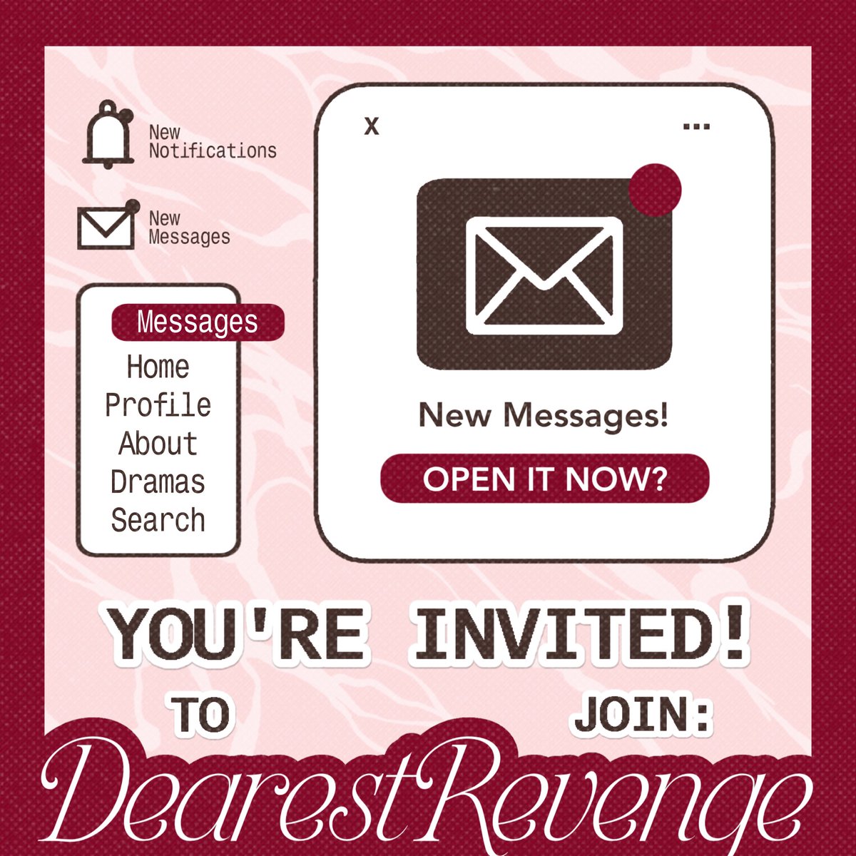 anemoeri's tweet image. Absen yang rasanya pengen join semua CA karena keren semua.. saya... ☝🏻
@UnmatchClub @dreamedways @THELIMlNAL @dearestrevenge