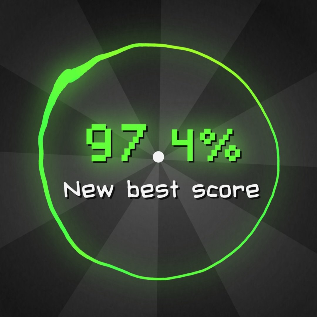 意外的畫出超圓的圓耶
⭕️ My circle is 97.4% perfect, can you beat that? neal.fun/perfect-circle/
