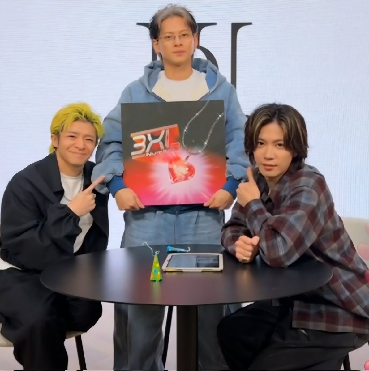 1/29日の平野紫耀くんのお誕生日に、紫耀くんプロデュース曲｢3XL｣発売