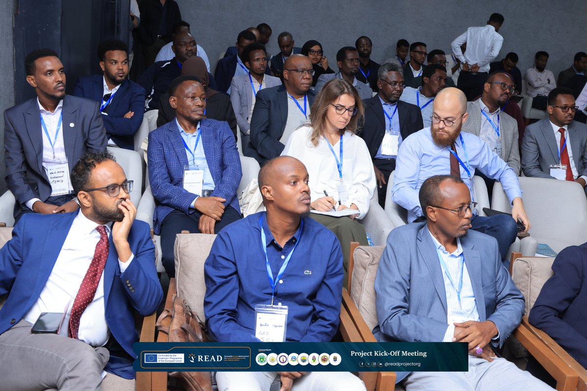 SIMADUniversity's tweet photo. Eng. Ismail Mohamed Bashir, representing the Energy Sector Working Group (ESWG), highlighted the importance of multi-stakeholder engagement in advancing renewable energy initiatives and strengthening collaboration between academia and the energy sector.
#READProject #RenewableEnergy #EnergySector #Somalia