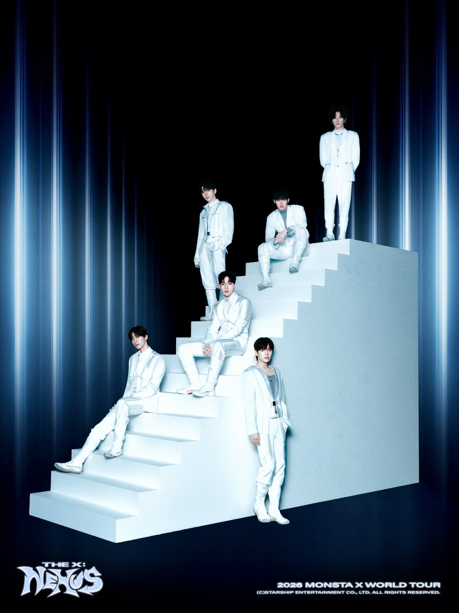 2026 MONSTA X WORLD TOUR
[THE X : NEXUS]

🩵 CONCEPT PHOTO
#몬스타엑스 #MONSTAX

🔸 260130 (금) - 260201 (일)
📍 KSPO DOME

#MONSTA_X
#MONSTAX_THEX_NEXUS