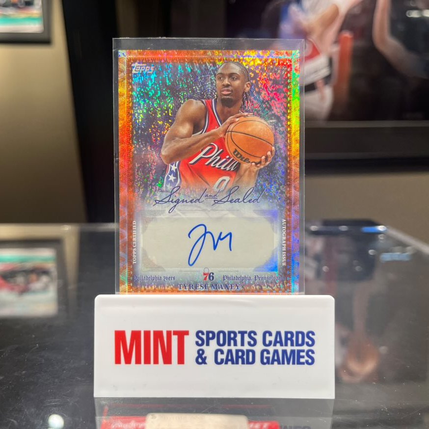 MINT名古屋店 情報】 ‼️⚠️Tyrese Maxeyサインカード2025-26 Topps
