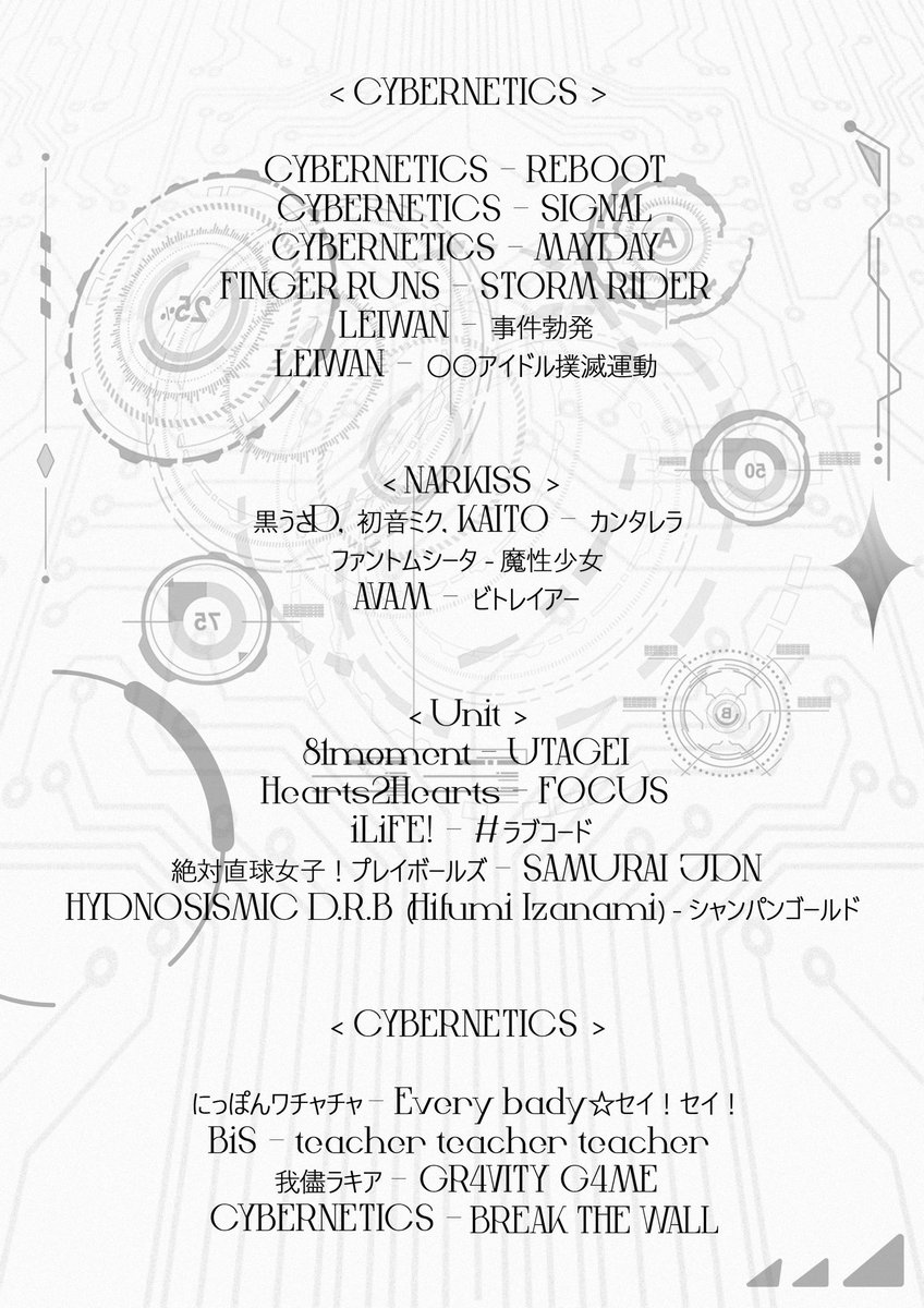 RoDa_Cynetic's tweet photo. ๐ #CYNETIC_Setlist ๐
1/16. ์๋งจ ์ธํธ๋ฆฌ์คํธ๋ฅผ ๊ณต๊ฐํฉ๋๋ค.
โ ๏ธ์ ์
๊ณก&์๋ธ๋ณต ๊ณต๊ฐโ ๏ธ https://t.co/4QcC4AI57S