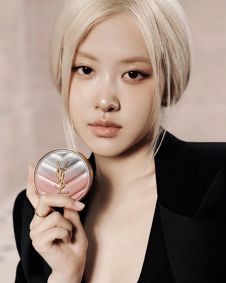 rosespics's tweet photo. rosé for ysl beauty https://t.co/HhCrsu902r