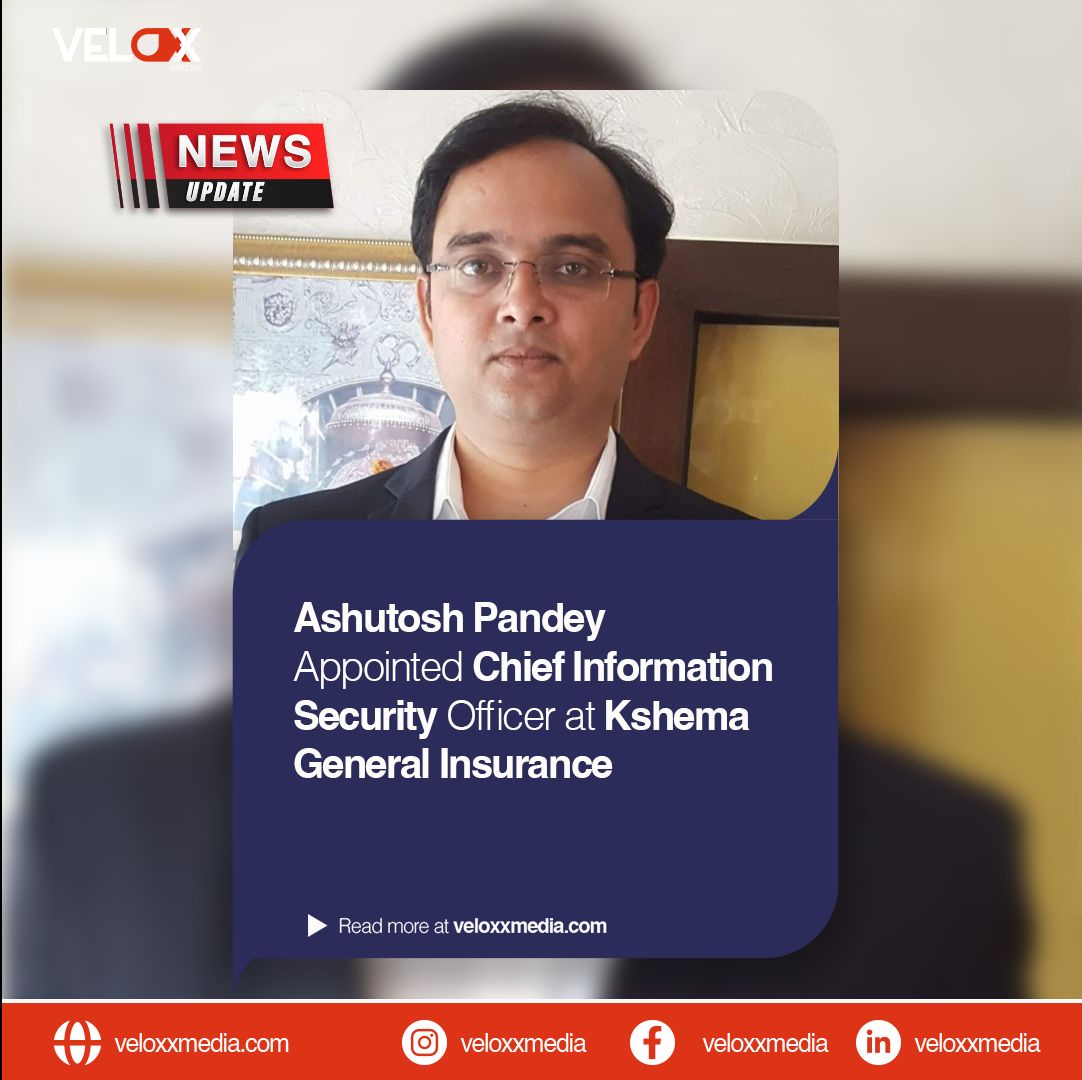 veloxx_media's tweet image. Ashutosh Pandey appointed Chief Information Security Officer at Kshema General Insurance.

Read the full update: veloxxmedia.com/ashutosh-pande… 

#AshutoshPandey #CISO #KshemaGeneralInsurance #CyberSecurity #BFSINews #InsuranceTechnology #DataPrivacy #RiskManagement