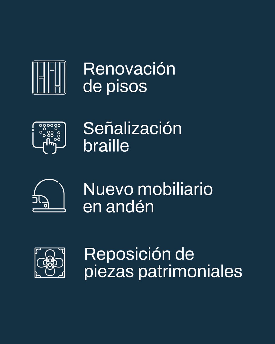 AmbaTransporte's tweet image. #LineaA INFORMACION IMPORTANTE ⚠️
La estación Piedras se encuentra cerrada por obras de renovación integral 🚇
