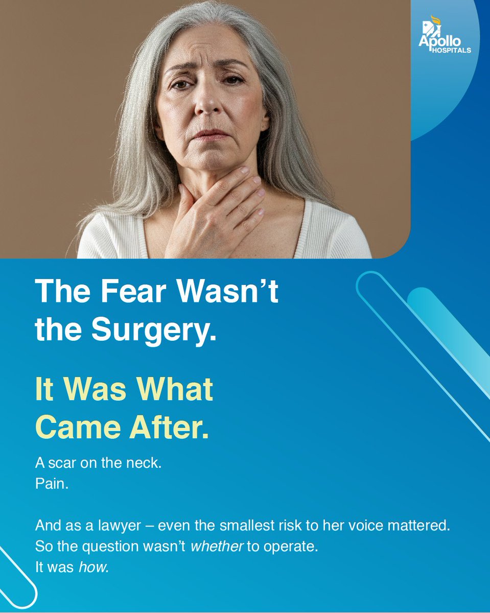 ApolloPune's tweet image. Some fears aren’t about the surgery — but about what comes after.

At Apollo Hospitals Pune, innovation made room for confidence, precision, and care that protects what matters most.

#ApolloHospitalsPune #PatientFirst #RoboticSurgery #TouchingLives