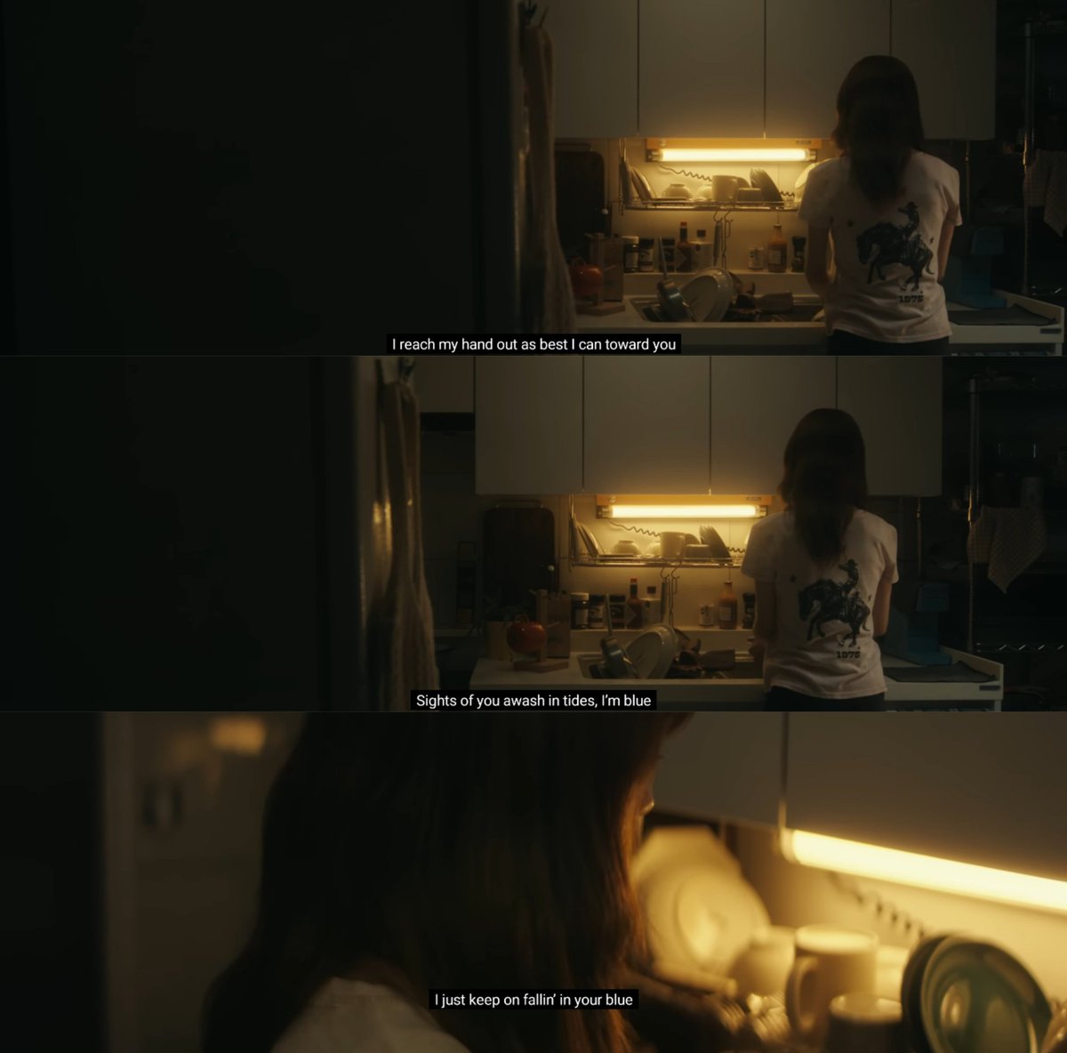 semangkukuji's tweet image. Because we have the freedom to interpret a piece of music. This is my interpretation of Blue.

This is the story of a meeting between a pair of lovers that begins with a sweet, warm, and colorful relationship, until a traumatic tragedy occurs. A tragedy that strips away all the…