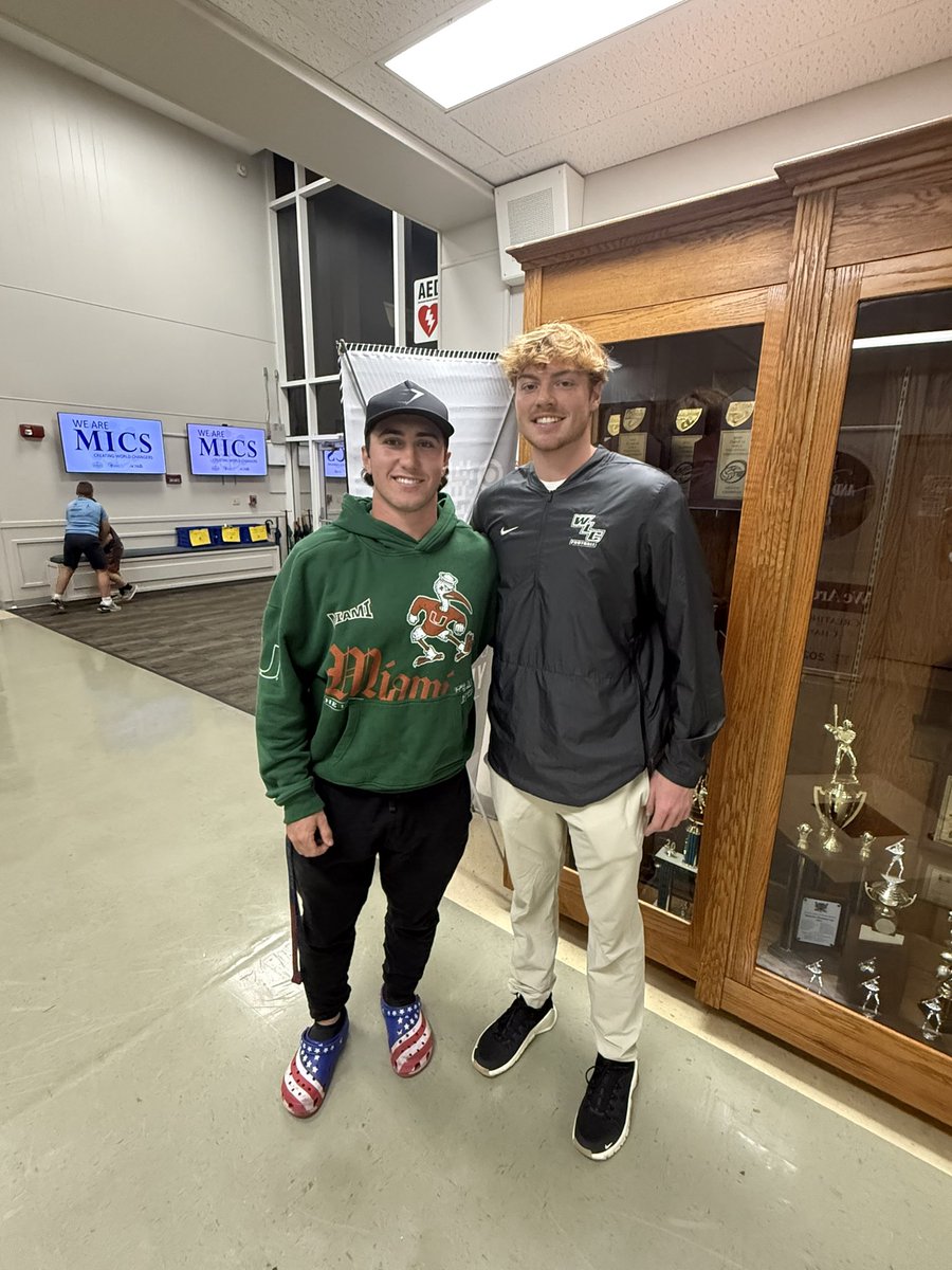 SamBunin63's tweet image. It was great catching up with Coach @NathanNevad. I really appreciate hearing about your experience and time with the WLC Football Family. Thank you. @InsideWLC
