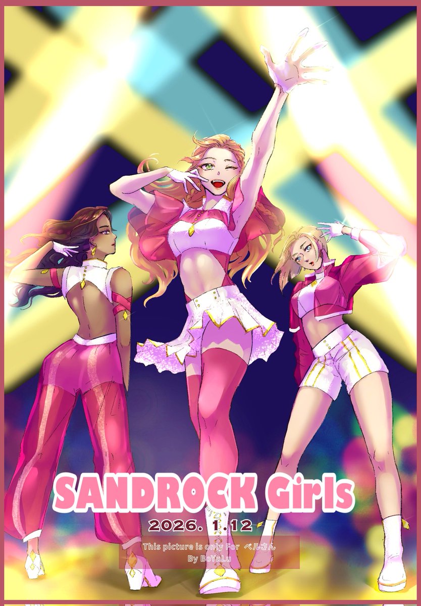 棒人間を描いてアイデアを提供していただきありがとうございます～
Kpop Idols……これは私にとって本当に全く未知の分野です🤣アイドルグループを覚えていないし、K-POPスタイルが何なのか分かりません🫣「これでいいかな？」と思いながら描き終えました。少なくともピカピカしてる！😆🫶✨️