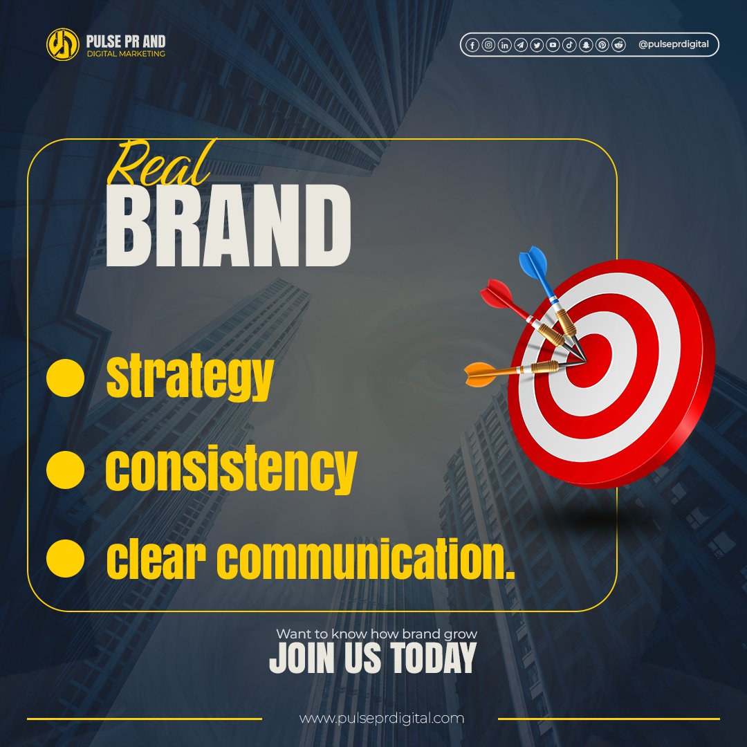 pulseprdigital's tweet photo. Strong brands aren’t built by chance.
They’re built by strategy and clarity.
Visibility without direction is noise.
— Pulse PR &amp; Digital Marketing

#PR #Brand #Ethiopia https://t.co/dsq8HDzbsz