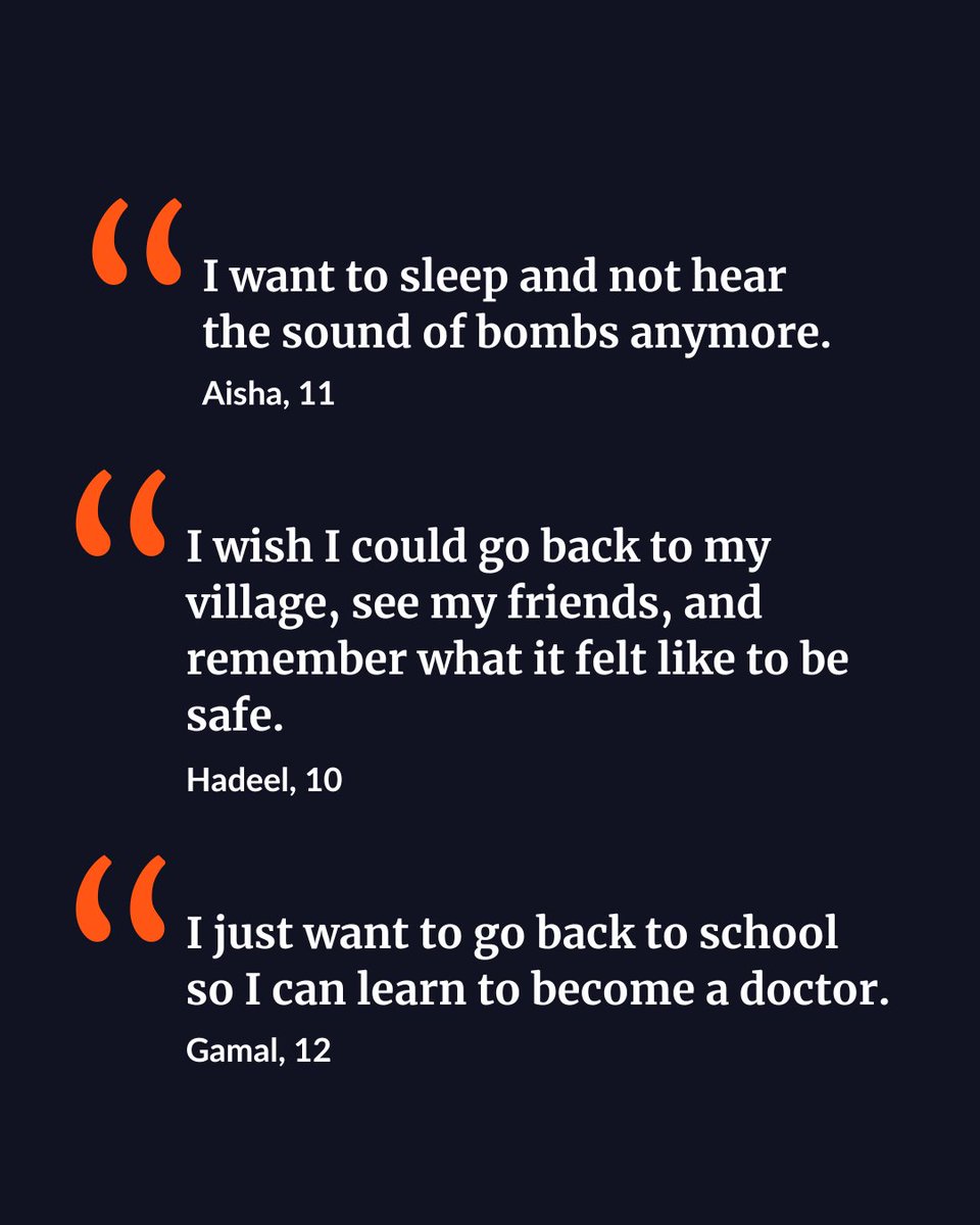 WorldVision's tweet image. Conflict in Sudan has reached the grim 1,000-day mark. With almost 13 million people displaced, it's what we and other humanitarian agencies are calling the world's most severe humanitarian disaster. And children are bearing the brunt of the conflict. ow.ly/quKB50XU6vz