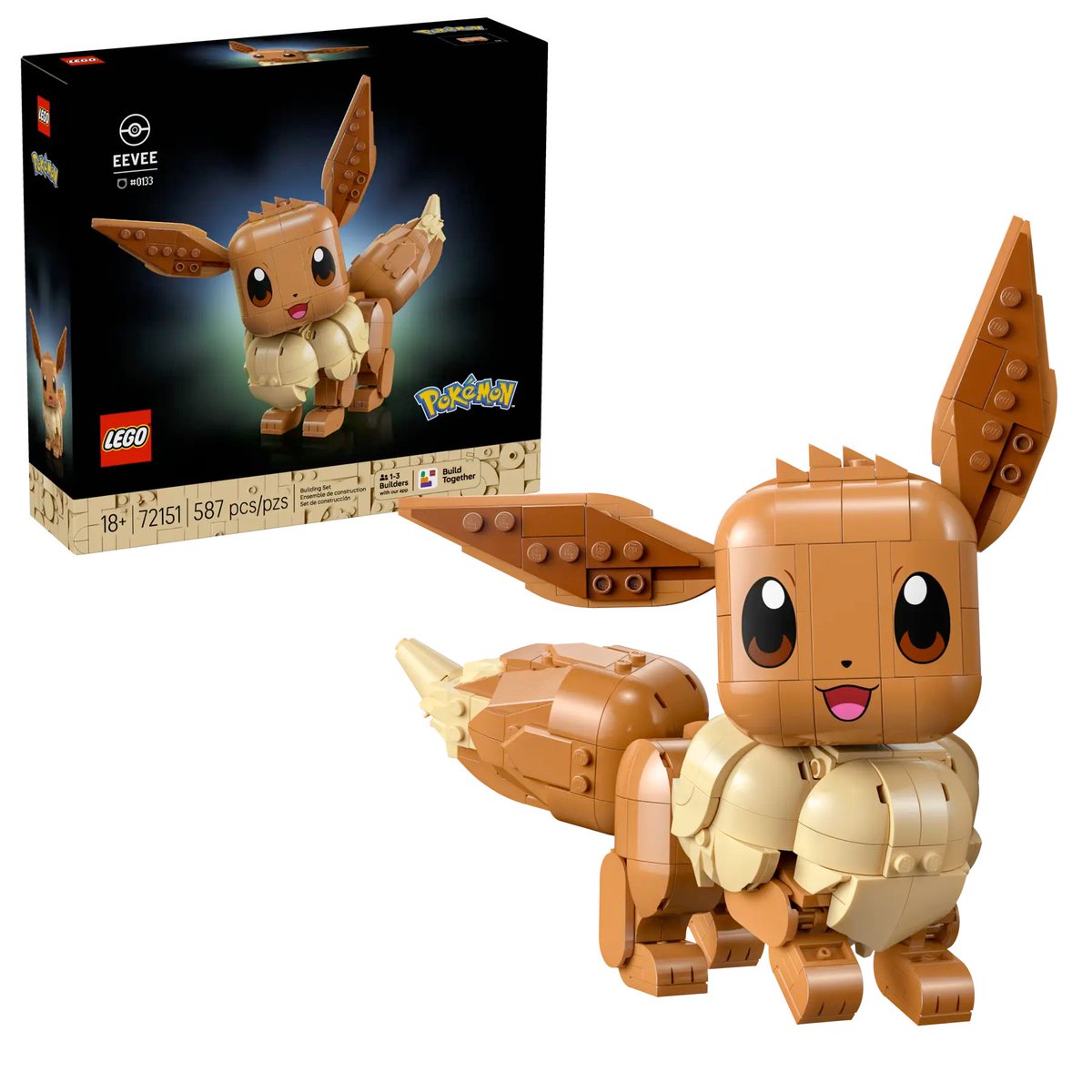 preterniadotcom's tweet image. LEGO Pokemon Sets are up for preorder at the LEGO Store (Kanto Region Badge Collection free gift with purchase):

Venusaur, Charizard, &amp;amp; Blastoise ($649.99) - bit.ly/49ijXMv 
Pikachu ($199.99) - bit.ly/4qPH86O 
Eevee ($59.99) - bit.ly/4sCBKpb #ad