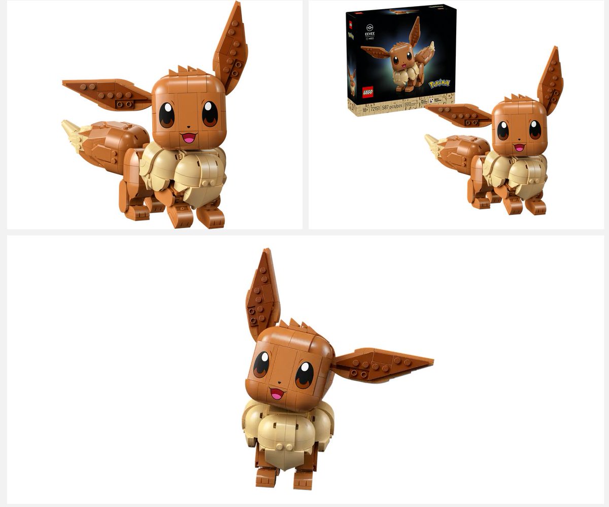 videogamedeals's tweet image. Pre-Order: Eevee LEGO Set $59.99 via LEGO store. ow.ly/bTkr50XVvyr