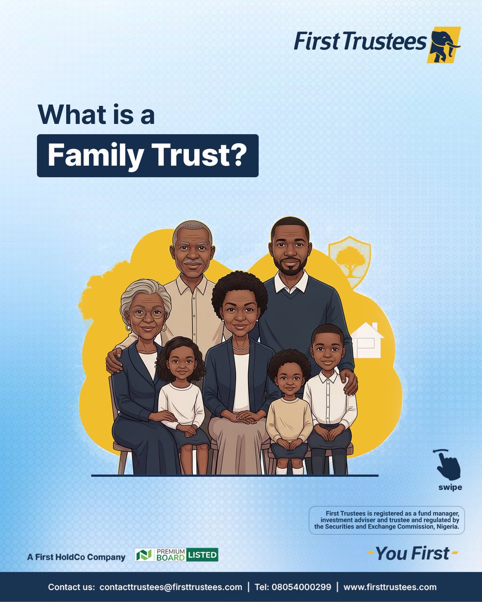 FirstTrustees's tweet image. Do you know why you need a family trust?
It’s the most reliable way to ensure your legacy and assets are well preserved into the future.
Get started with First Trustees today!

First Trustees is registered as a fund manager, investment advisor and trustees and regulated by the…