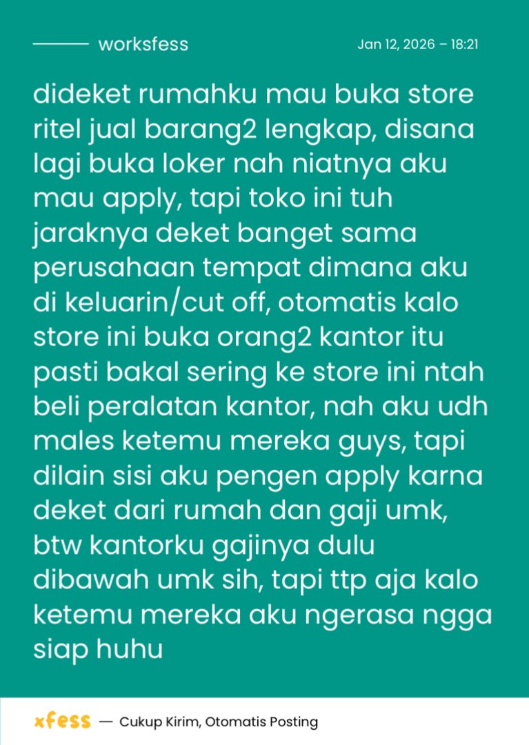 WORK tweet media