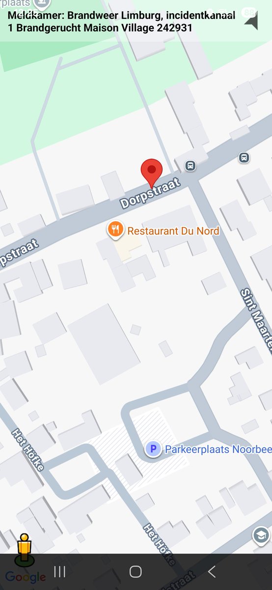 112 melding Brandgerucht in Noorbeek