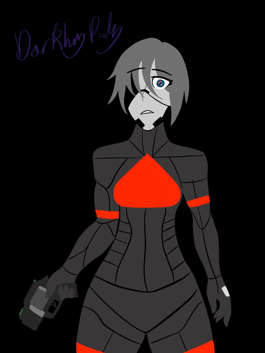 DarklingRuby's tweet photo. Warmup coloring test for a #SIGNALIS piece I'm working on https://t.co/9EKLR49GT4