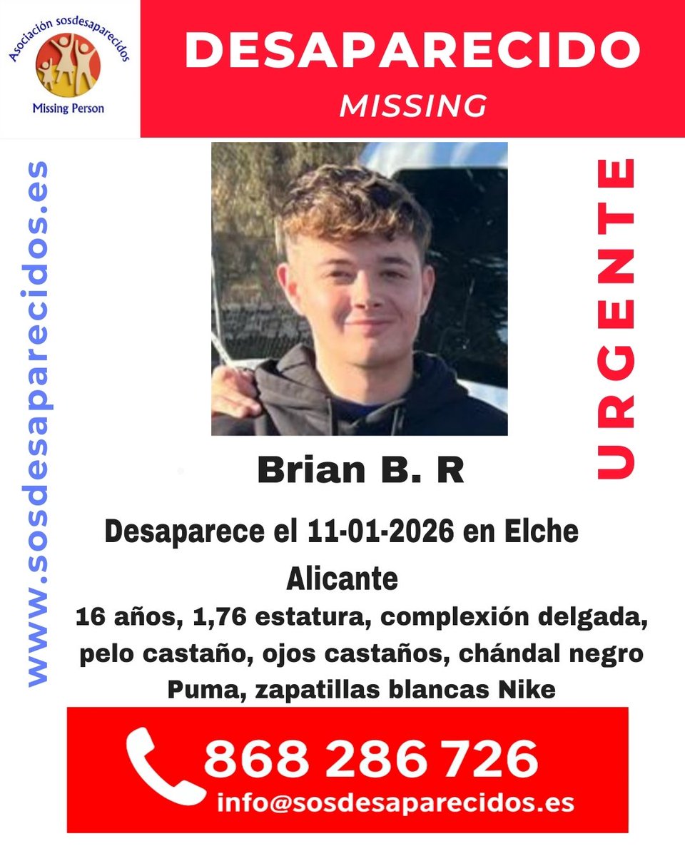 🆘 DESAPARECIDO
#Desaparecido #Missing #España #sosdesaparecidos
#Elche #Alicante
Fuente: sosdesaparecidos
Síguenos <a href="/sosdesaparecido/">ALERTA DESAPARECIDOS</a>