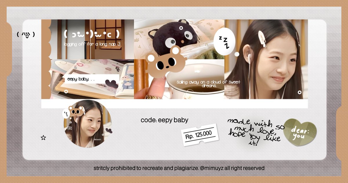 mimuyz's tweet image. help repost, thanks a bunch! ♥︎

🐈‍⬛ mloo teman- temun! aku punya 8 template layout yang bisa kamu jemput sekarang :3 🤍
tags. #zonauang 

scroll for more info ℹ