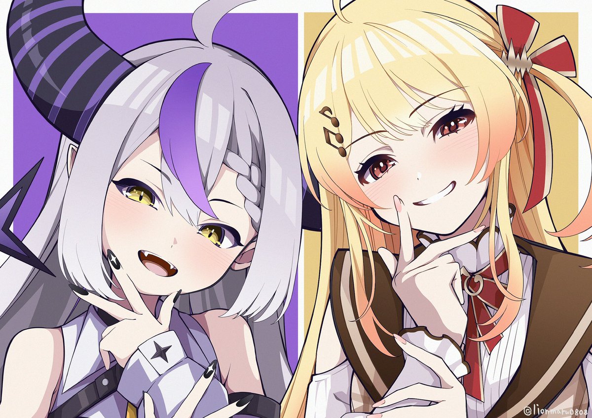 ラプ様と奏ちゃんの絡みが好きなので、またいつかコラボ配信見れると嬉しいな🛸🎹
#ラプさまなでなで
#laplus_artdesu #Artnose