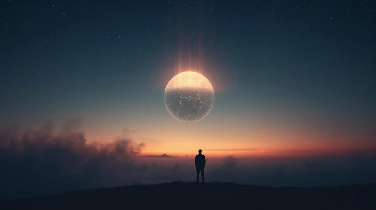 The Dawn lingers… veiled light waits, caught between keeper and witness.

#OrbOfTheVeiledDawn #TheDawnLingers #MysticRelic #DigitalLore #NFTart