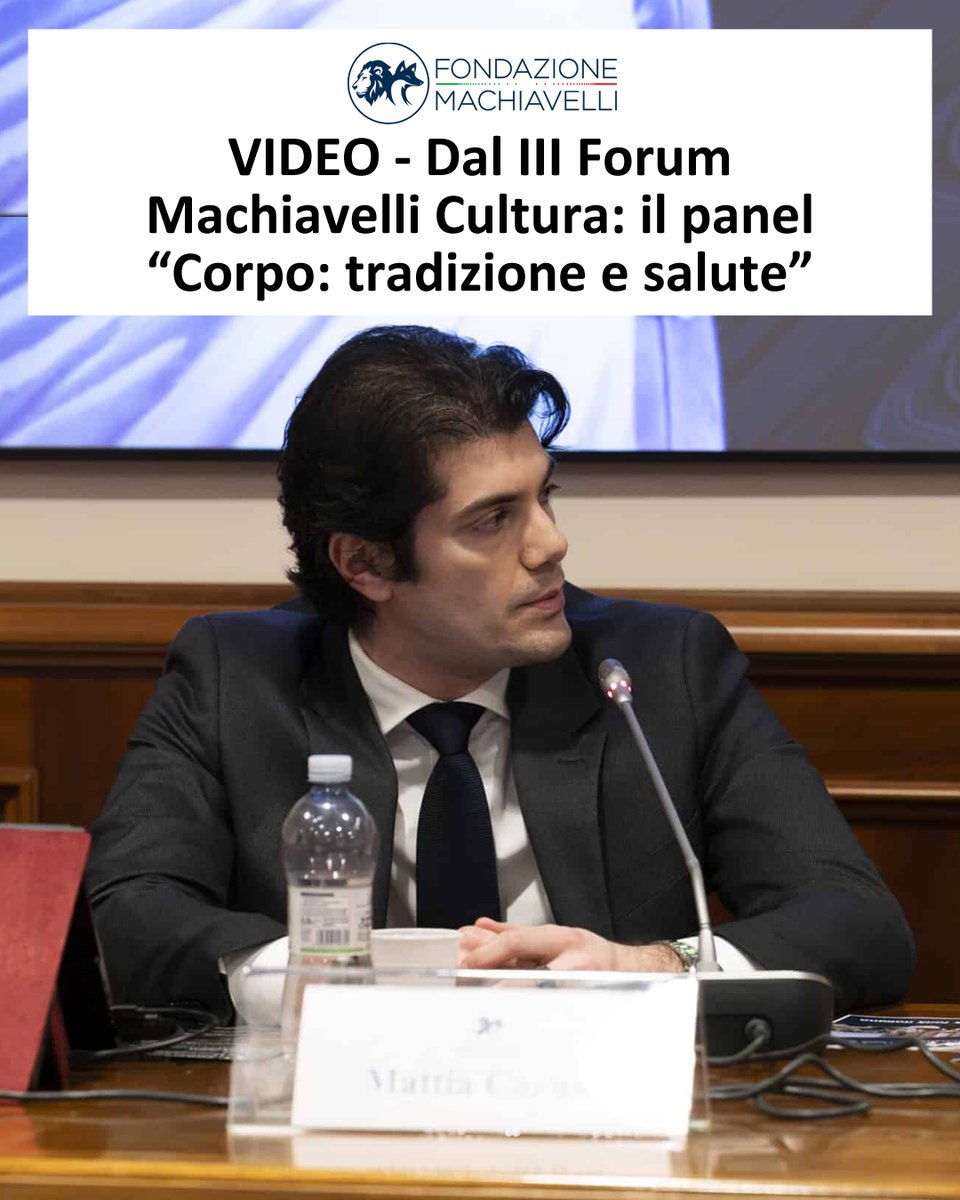🖥️ VIDEO - Dal III Forum Machiavelli Cultura: il panel “Corpo: tradizione e salute” è online!
💪Con Mattia Caruso e Marta De Vivo (modera Silvia Roberto): basta celebrare l'eccesso e la patologia come "inclusività". Salute e bellezza sono valori interconnessi, la disciplina