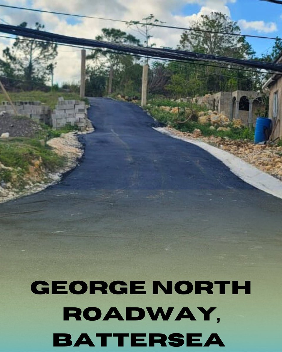 zaviamayne's tweet image. #ConstituencyUpdate

A brand new road has been constructed in George North, Battersea under RADA’s Farm Roads Repair Programme.

These improvements are critical to supporting our farmers, improving access, and strengthening livelihoods across the constituency. 
 
 #Southweststann
