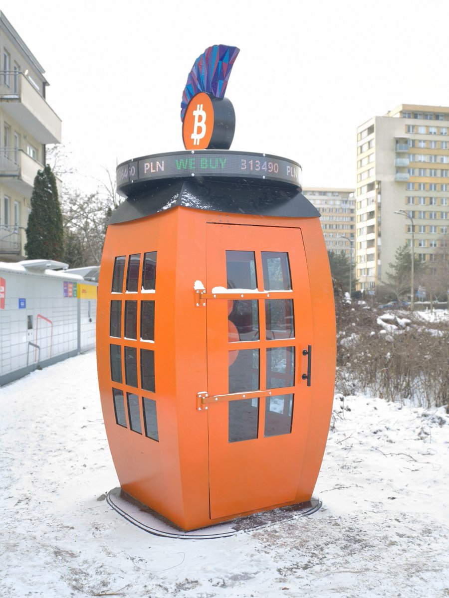 Our latest ATM in Poland (Warsaw) is ready for your transactions! #bitomat # bitcoin #btc