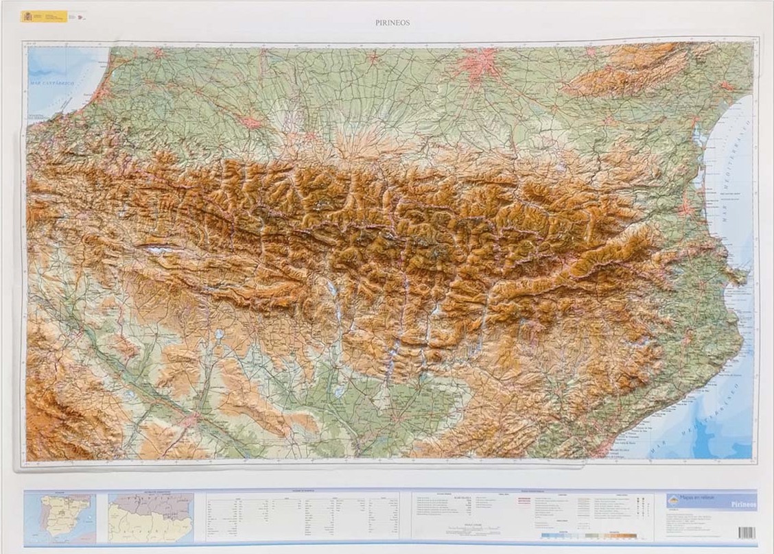 Ya tenemos el mapa 3D de los Pirineos👏👏👏
Un mapa en relieve de este a oeste y de las vertientes española y francesa
🔎 Escala 1:375.000
📏 94 x 130 cm
🎨 Tintas hipsométricas y sombreado
💪 Lámina PVC termomoldeada
🗓️ Año de edición 2025
🗺️Editor <a href="/IGN_es/">IGN España</a>