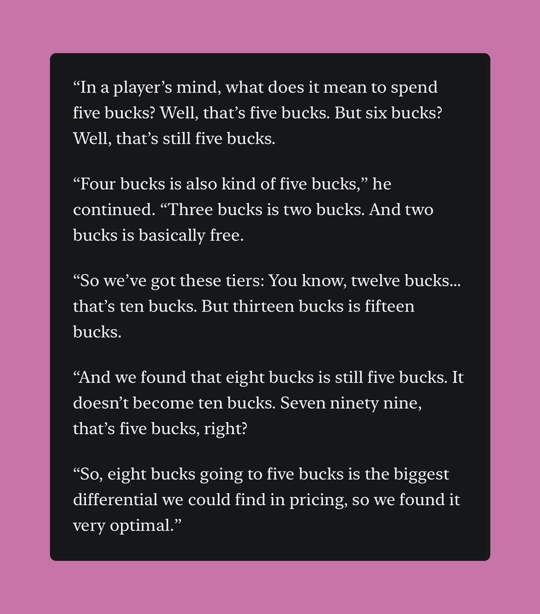 Dexerto's tweet image. PEAK co-creator explained the logic behind pricing their game

“Eight bucks going to five bucks is the biggest differential we could find in pricing, so we found it very optimal”

via GameFile