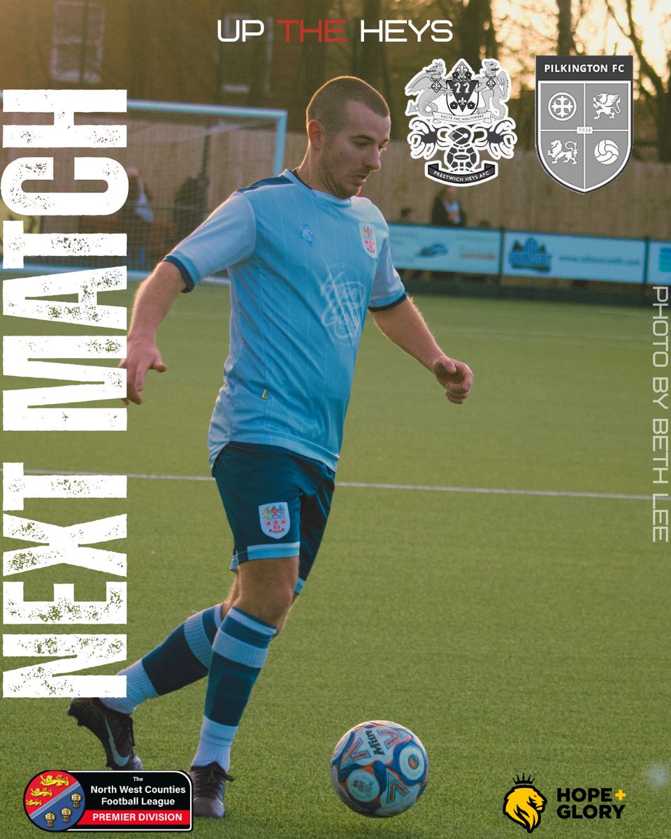 Give it another go shall we? 🤞

We last played on Boxing Day, this Wednesday we get back to action! 

🆚 <a href="/Pilkingtonfc/">Pilkington Football Club</a> 
🏟️ PSD Stadium, Ruskin Sports Village, St Helens, WA10 6RP
📆 14/01/26
⏰ 7:45pm
🎟️ Adults £7, Concessions £5, Under 16 £2, Under 12s FREE

#UpTheHeys