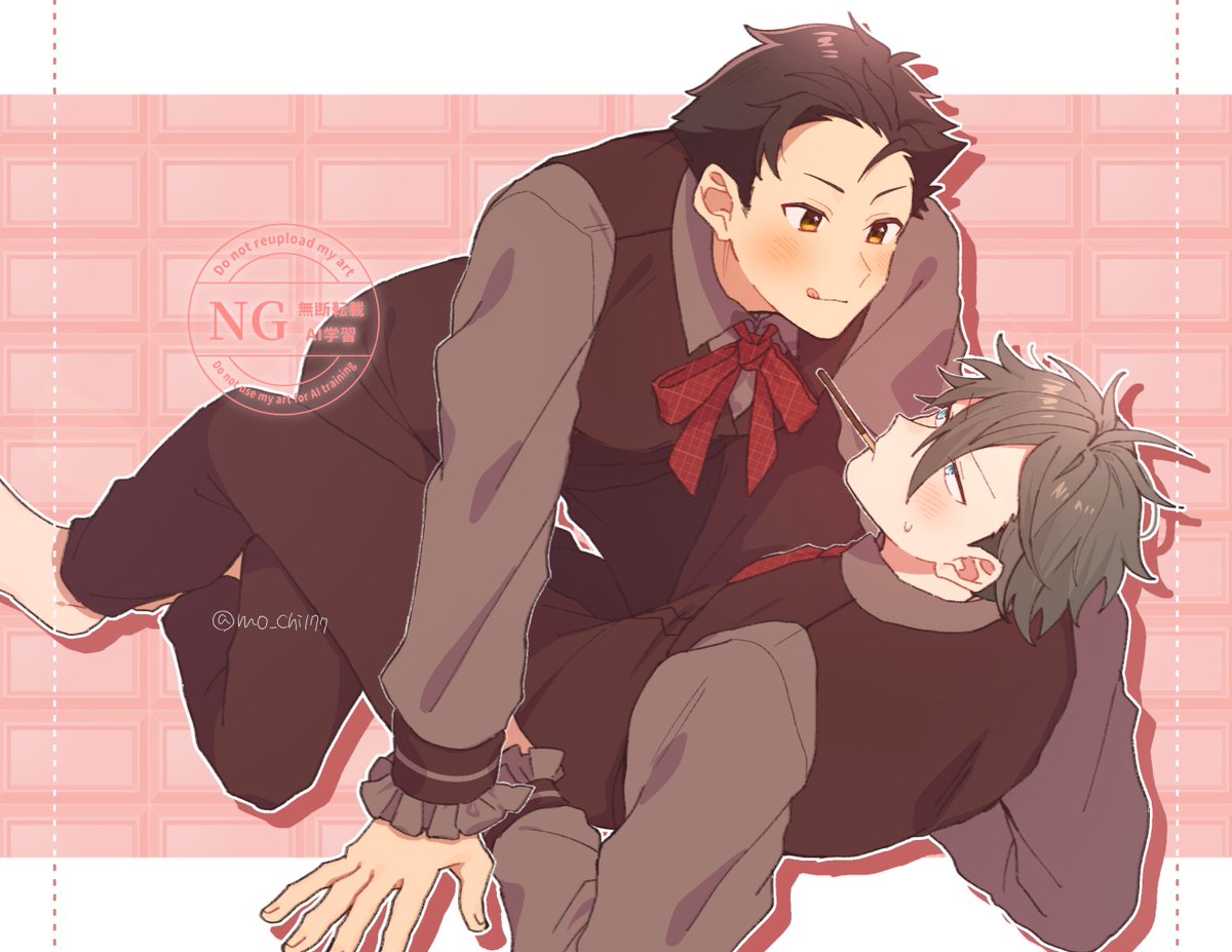 mo_chi177's tweet image. 龍握の絵です……🫶