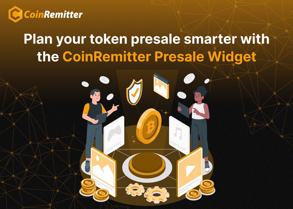 Plan your token presale smarter with the @coinremitter Presale Widget 🧩.  Create up to 4 distribution rounds, manage different pricing at each stage,  give your token time to gain visibility, and attract