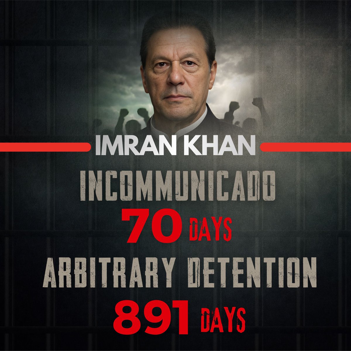 ستر دن کی تنہائی بھی leader Imran Khan کو توڑ نہ سکی، کیونکہ جو سچ پر کھڑا ہو وہ قیدِ تنہائی میں بھی قوم کی آواز بن جاتا ہے۔

#ImranKhanRulesThePeople